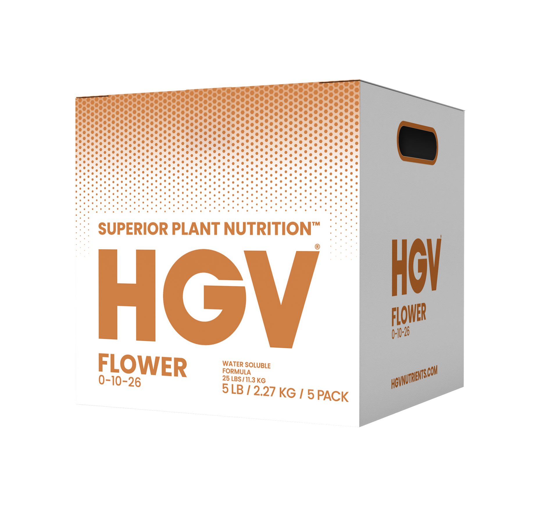 HGV Dry - Flower - 25 lbs. Box (5x5 lb Bags)