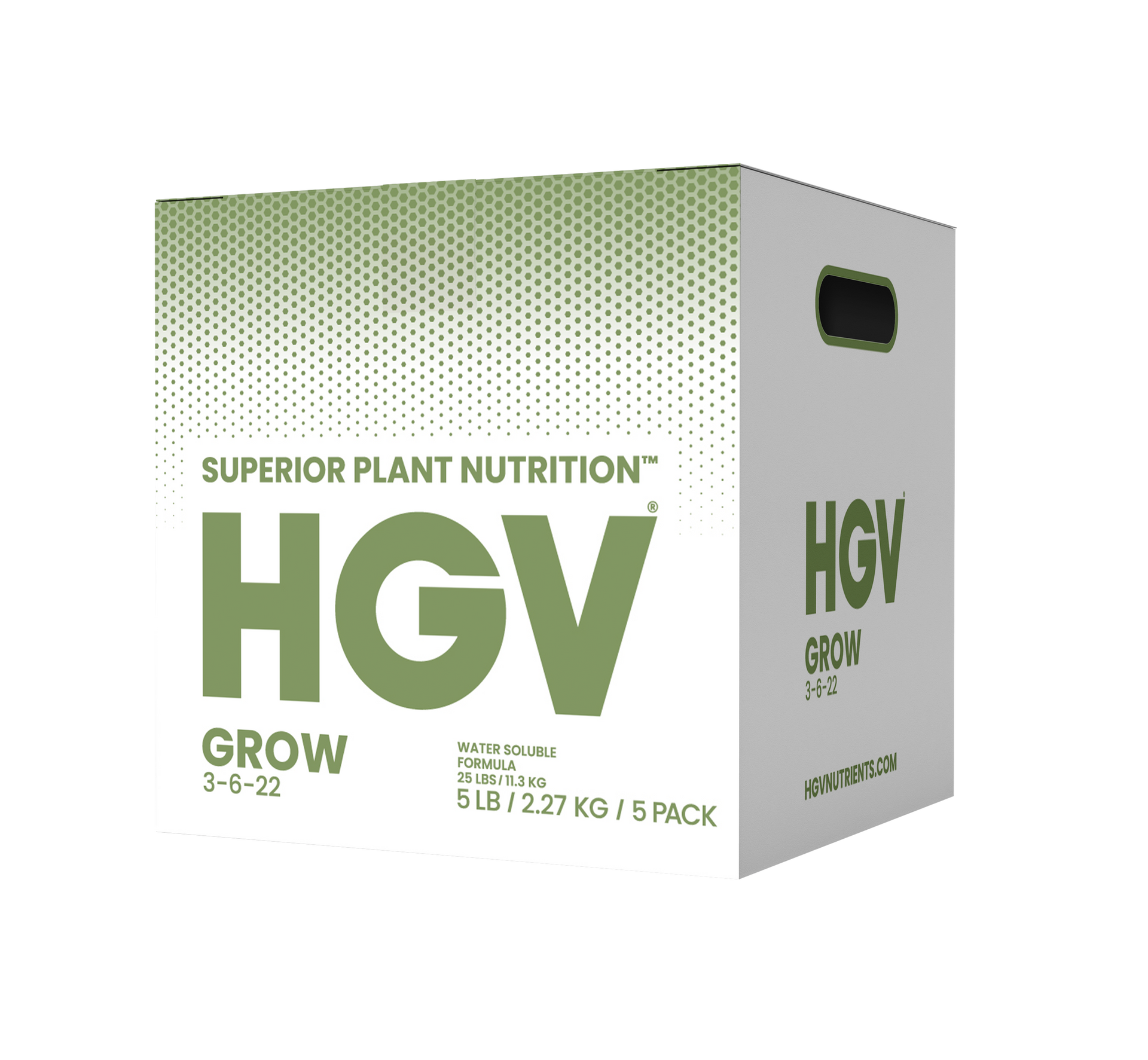 HGV Dry - Grow - 25 lbs. Box (5x5 lb Bags)
